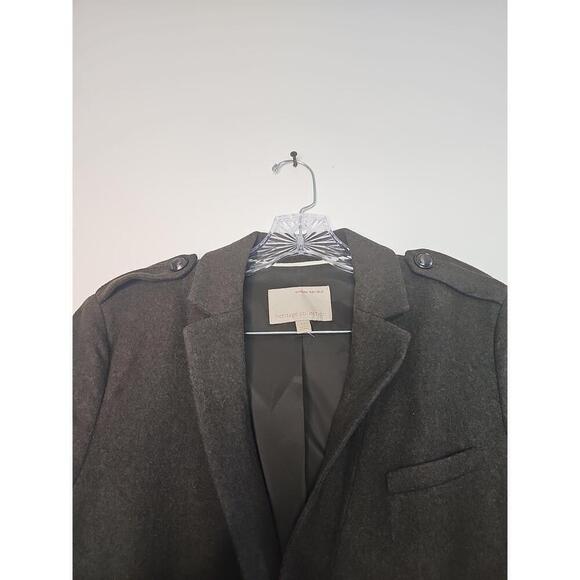 Banana Republic Green Military Blazer Womens Size 12 - Picture 8 of 9